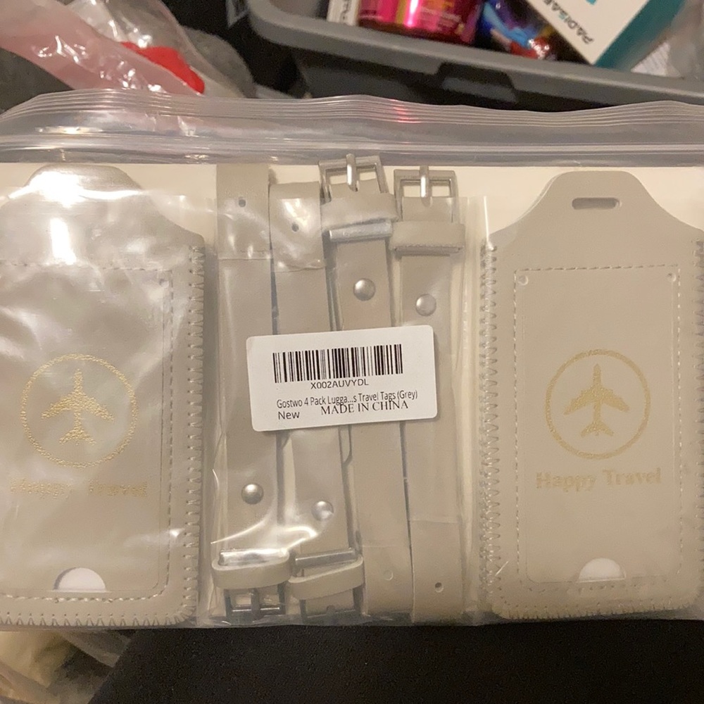 4pack luggage travel tags